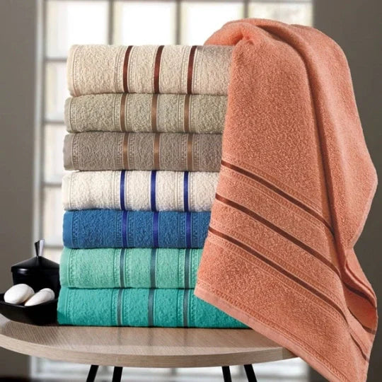 Kit 10 Toalhas de Rosto 100% Algodão – 42x70cm | Cores Variadas